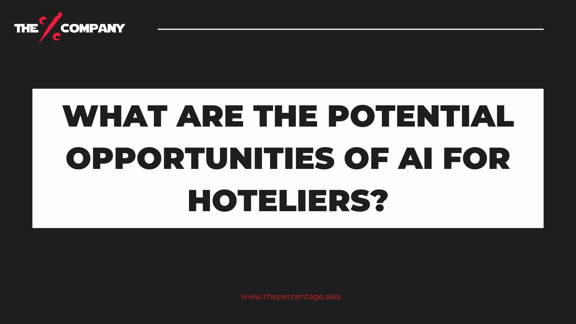 What AI bring opportunities for hoteliers