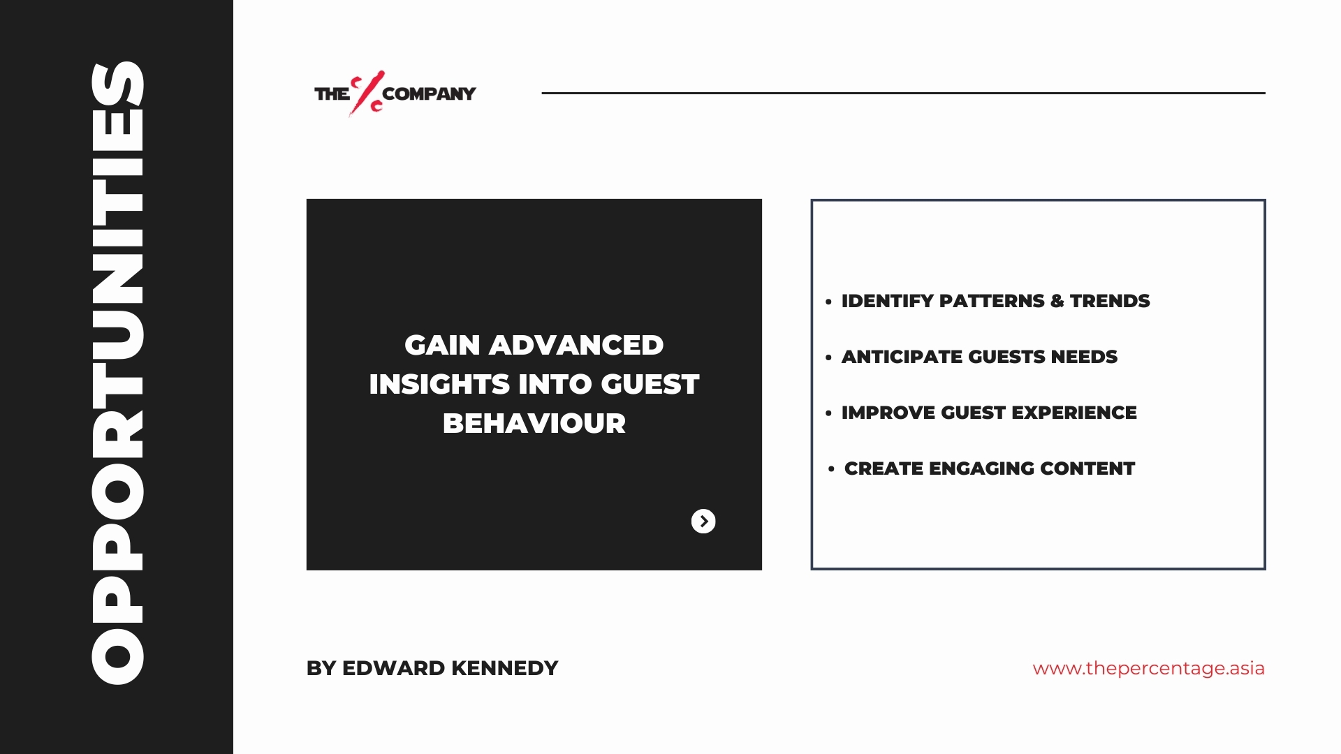 AI Opportunity 2: Advanced Insights into our guests