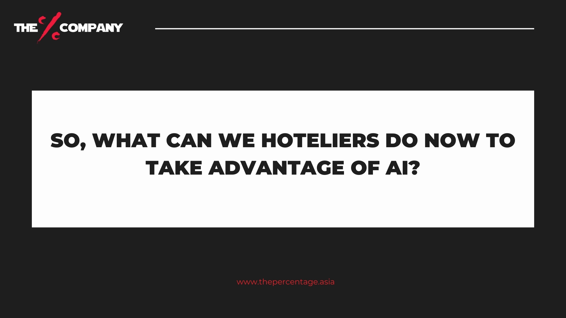 Advantage of AI to hoteliers