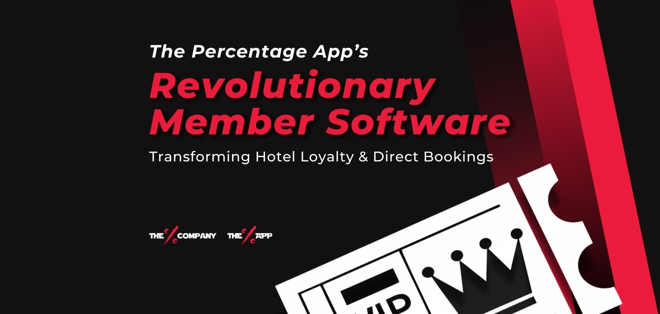 Introducing The Percentage App’s Revolutionary Member Software: Transforming Hotel Loyalty & Direct Bookings