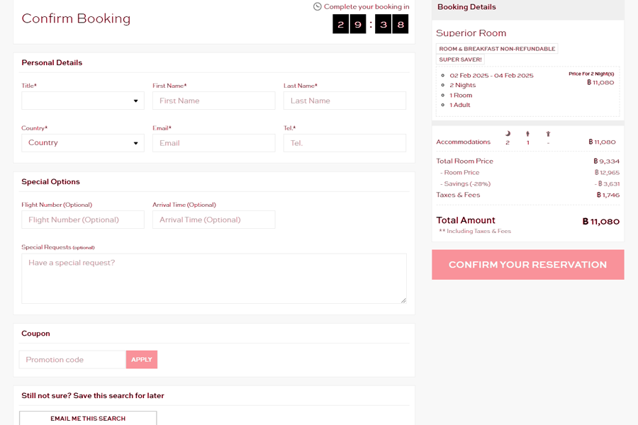 The Percentage Booking Engine